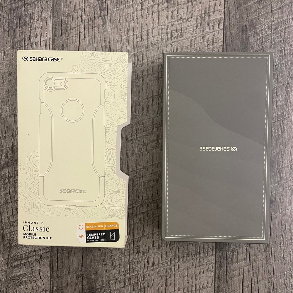 SaharaCase iPhone 7 Classic‎ Mobile Protection Kit Blazin Sun Orange New - Picture 3 of 6